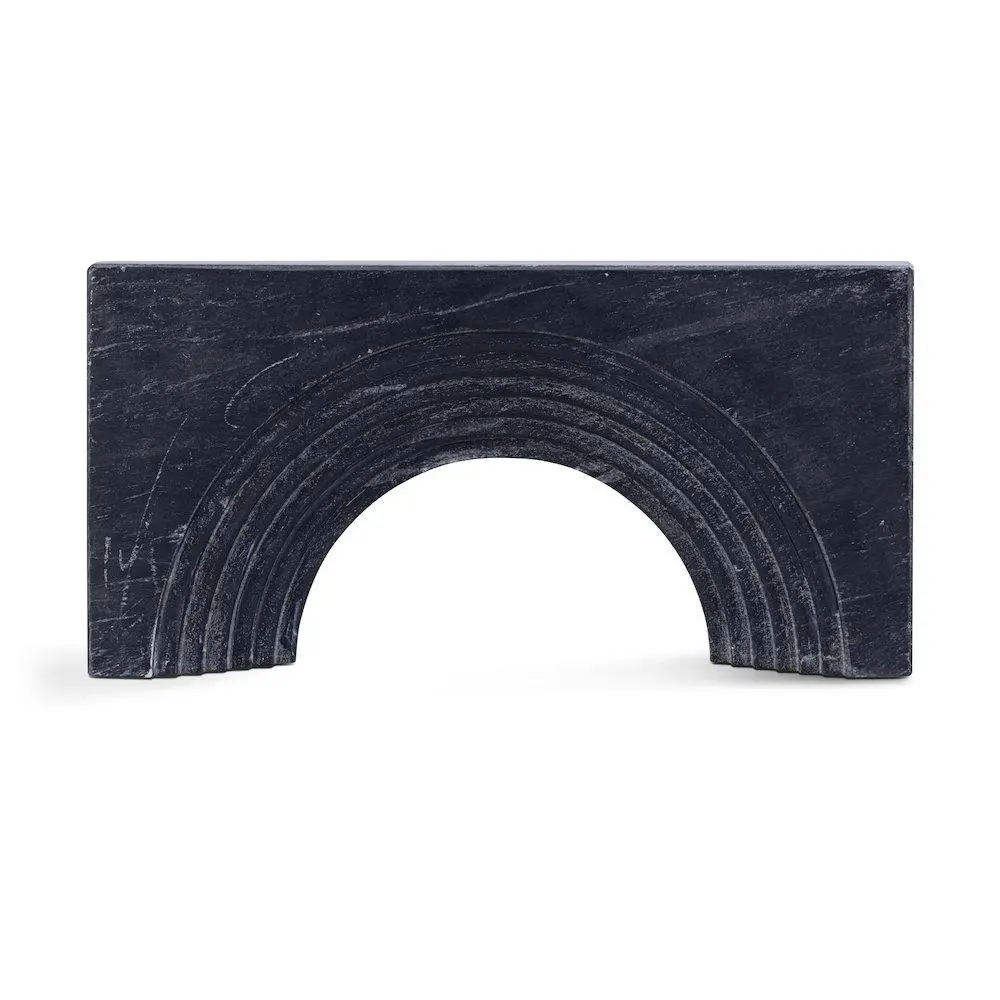 Cambre Black Marble Decorative Object