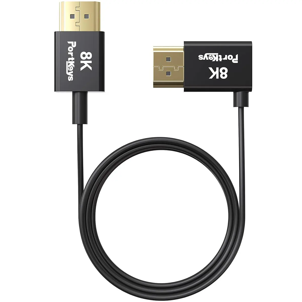 Portkeys 3.3' Ultra-Thin 10-Core Coaxial HDMI Cable