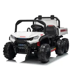 Garvee 24v 4WD Electric Ride on Dump Truck for Kids, 2 Seater with Remote Control, Dump Bed, 3 Speed Modes, Music Player, All-Terrain Off-Road Vehicle Toy for Boys & Girls​