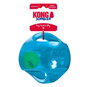 KONG Jumbler Ball: Interactive Play (for Medium/Large Dogs) KONG Jumbler Ball: Interactive Play (for Medium/Large Dogs)