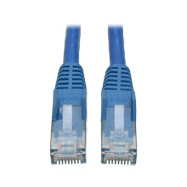 Tripp Lite N201-S03-BL 3 ft. Slim Cat6 Patch Cable, Gigabit Molded Snagless RJ45 Male-to-Male Cable with 28 AWG Copper Wire, Easy-to-Route for Computers & Peripherals, Snagless Rj45 Male Connectors