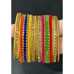 Heena Kids Multi Color Metal Bangles