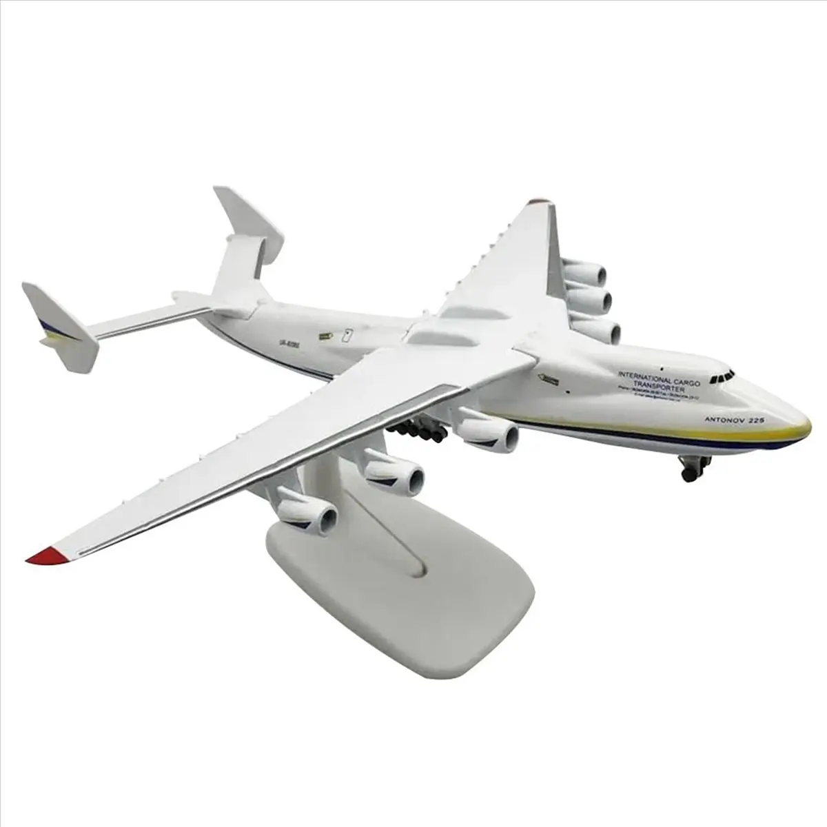 Metal Alloy Antonov An-225 Mriya Airplane Model 1/400 Scale Replica Model Airplane Toy for Collection