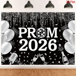 Graduation Dance Party Backdrop, Silver Disco Ball Pattern, Graduation Ceremony Background, Photo Booth Prop, Farewell Party Decor