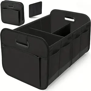 2026 Limited Edition Space-Saving Foldable Car Trunk Storage Box -- Sturdy Oxford Cloth Storage Box with Reinforced Handle, Ideal for Sedans and SUVs