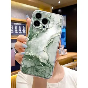 High Permeability Marble Painted Anti-Drop Soft Phone Case Compatible With IPhone 16, Compatible With IPhone 16 ProSuitable for a variety of iPhone models, from iPhone 17 series to iPhone 11 series, and iPhone x series