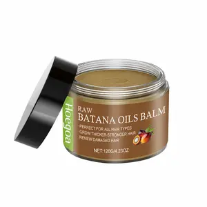 HOEGOA Raw Batana Oil Balm, Deep Scalp & Hair Nourishment, Strengthens Roots & Reduces Breakage, Jojoba Softens & Ginger Promotes Growth, Lightweight Non-Greasy, All Hair Types,summervibes