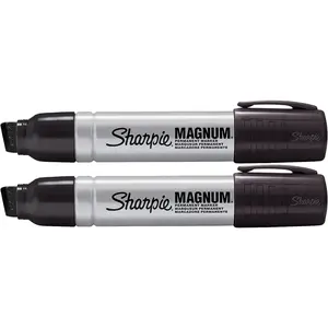 2 Pack 44101 Magnum Permanent Marker in Black