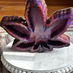Aladdin leaf shaped resin ashtray