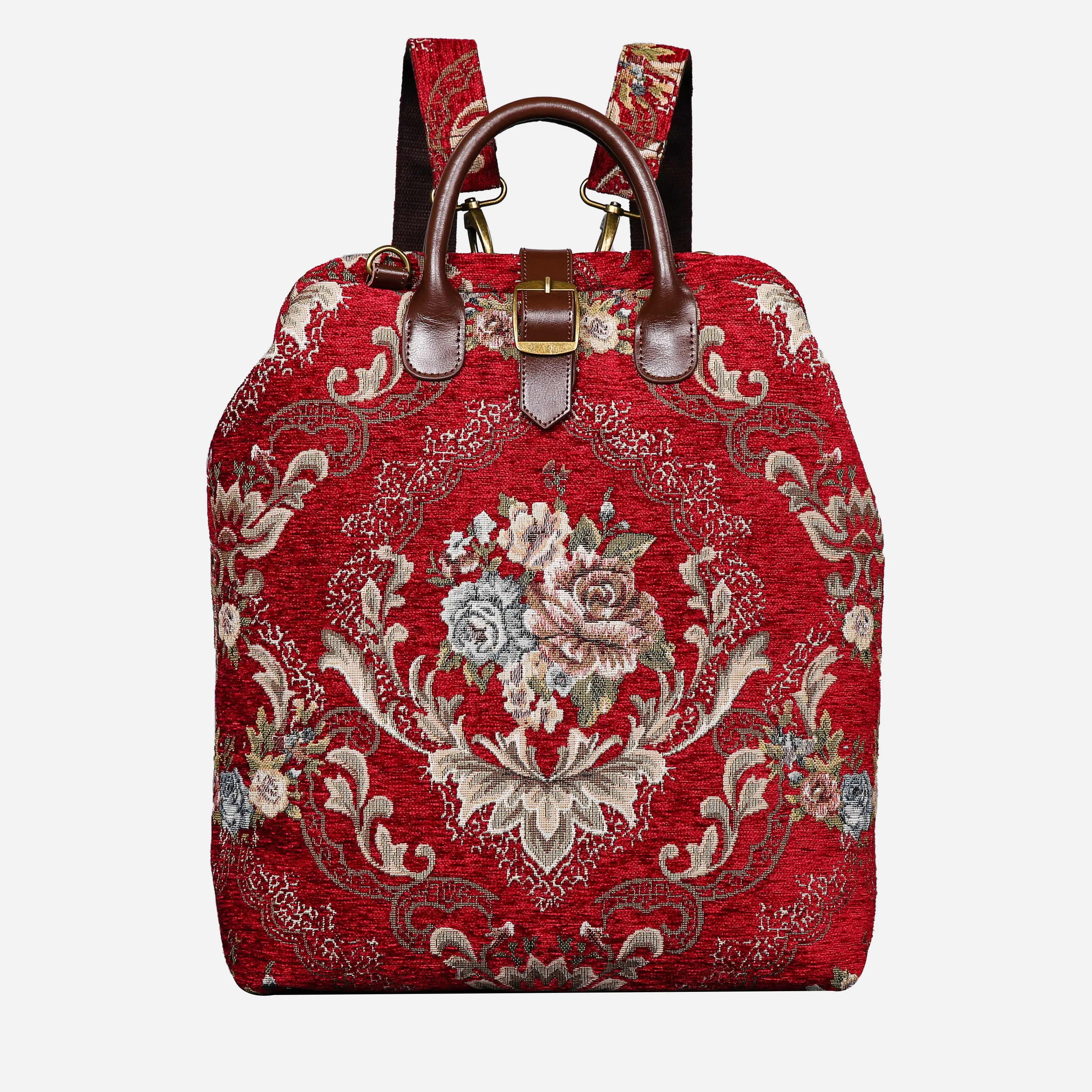 Floral Red Carpet Laptop Backpack