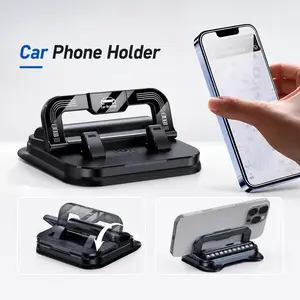 Strong Suction Cup Rotating 360-Degree Car Phone Mount, for Car Dashboard Windshield Use, Universal Mobile Phone Bracket, 360 Degree Rotation Adjustable Angle Anti-slip Stable Phone Holder