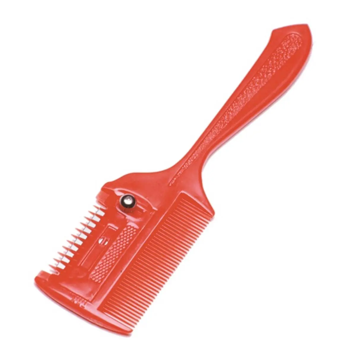 212 MAIN Equestrian Thinning Comb Jacks - 7 in., Red, Replaceable Blade, Double-Use Tool for Equestrian Leisure & Outdoor Sports