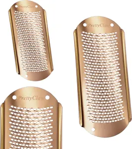 Callus Remover PrettyClaw Blades Small Hole Bronze Foot File Pedicure File Callus Tool Corn Remover Removes Dead Skin Foot Skin File Rasp Callus Shaver Heel Scraper for Feet Manicure Nail