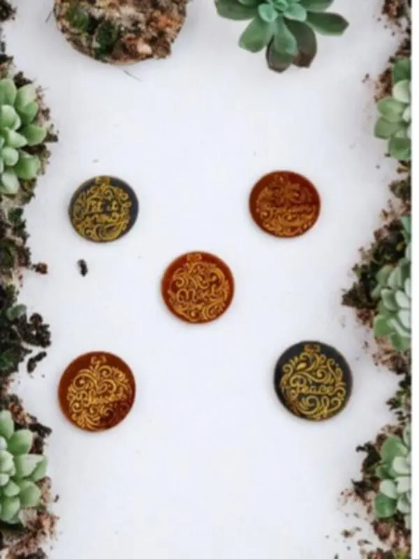 Sparkle Tag Ornament Set Decor Hanging