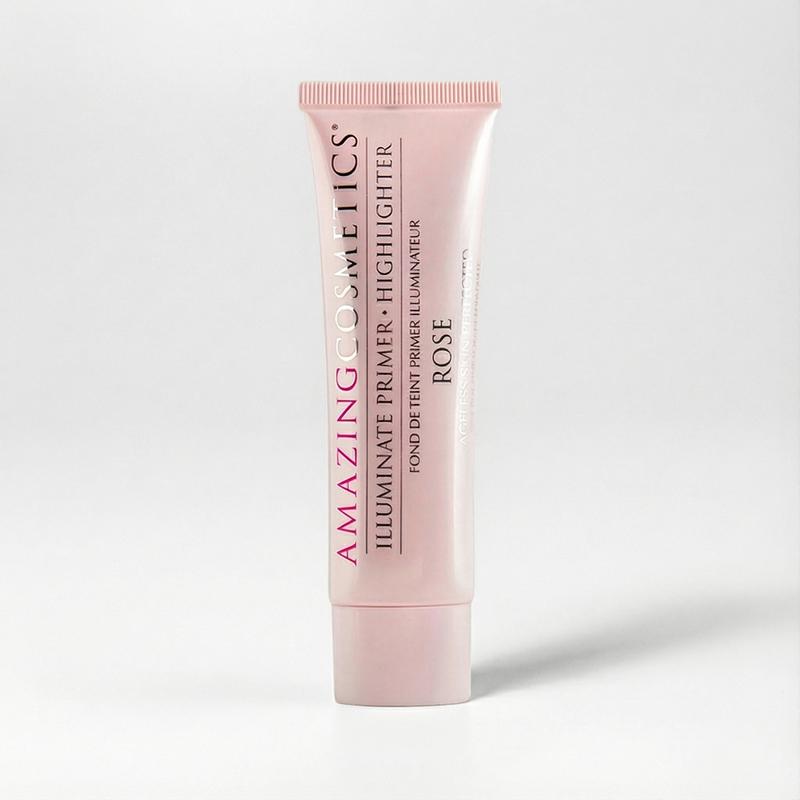 Illuminate Primer + Highlighter in Rose for Radiant Makeup Radiance Enhances Natural Glow