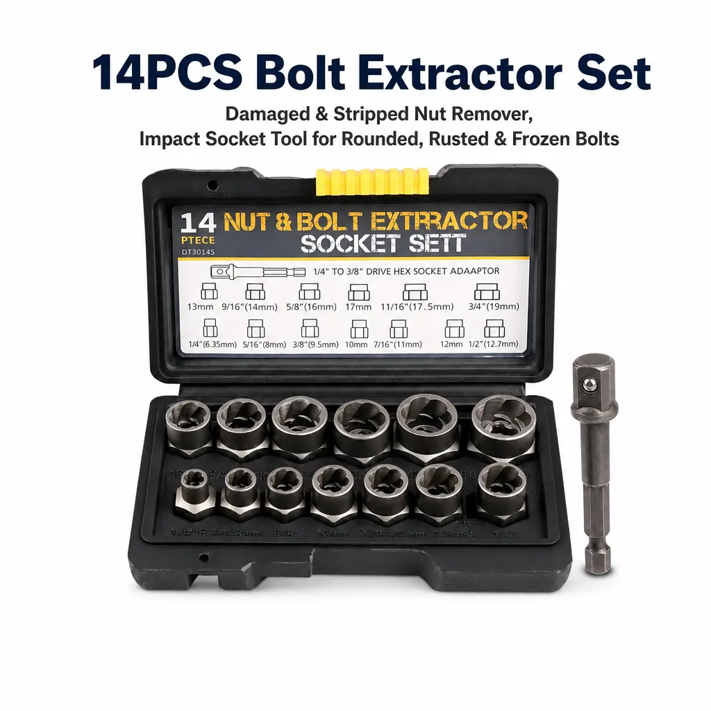 Universal Impact Bolt Remover Kit Bolt Extractor Kit Bolt Extractor Set