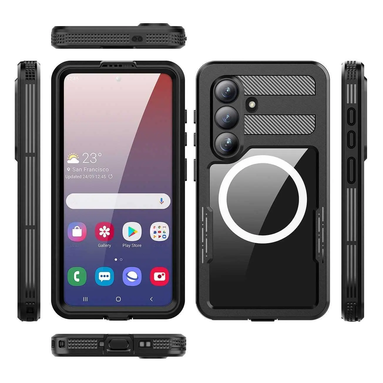 Diving Case God of War Series For Samsung Galaxy S26 Ultra Phone Magnetic Waterproof Shockproof Phone Case HNB69