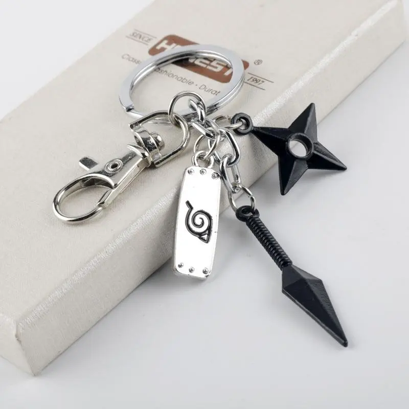 New Pendant Keychains Uzumaki Naruto Anime Figures Accessories Akatsuki Itachi Manga Men Key Chain Fans Gift Toys Keyrings