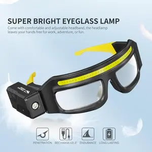 Hands-Free Motion Sensor Headlight Super Bright COB LED Strip Light Lightweight Water-Resistant Work Lamp Essential For Mechanics Night Fishing & Garage Projects