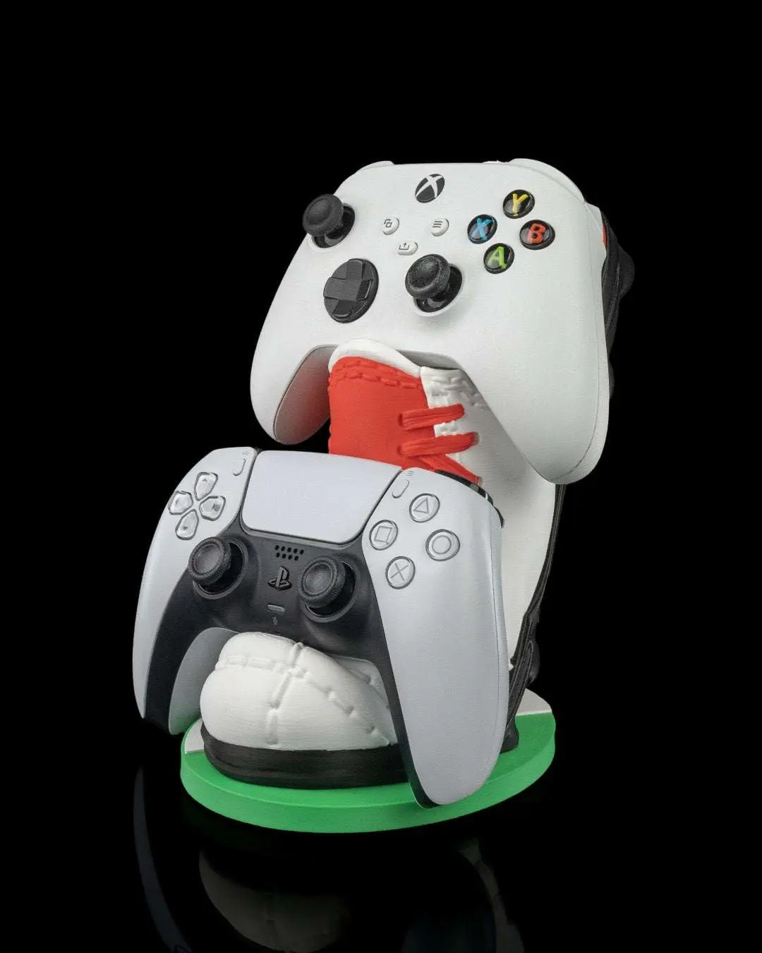 customizable soccer shoe controller holder