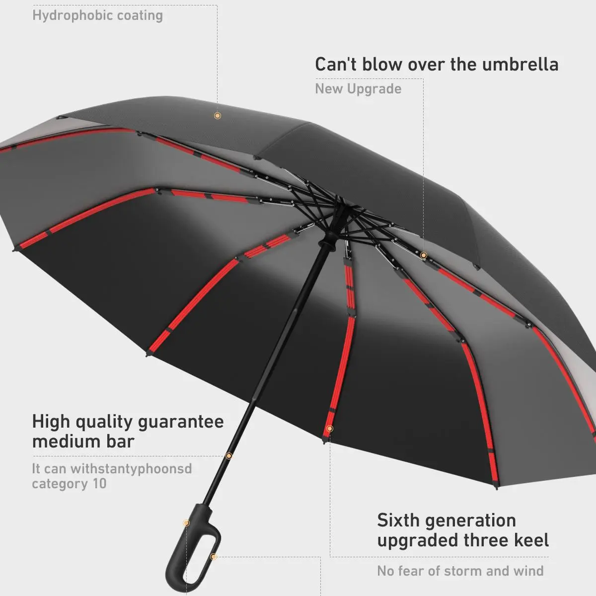 Automatic Rainproof Folding Umbrella, 1 Count/60pcs Portable Rain Umbrella with Loop Buckle, Windproof & Waterproof Umbrella for Men & Women, Household Items Automatic Rainproof Folding Umbrella, 1 Count/60pcs Portable Rain Umbrella with Loop Buckle, Windproof & Waterproof Umbrella for Men & Women, Household Items