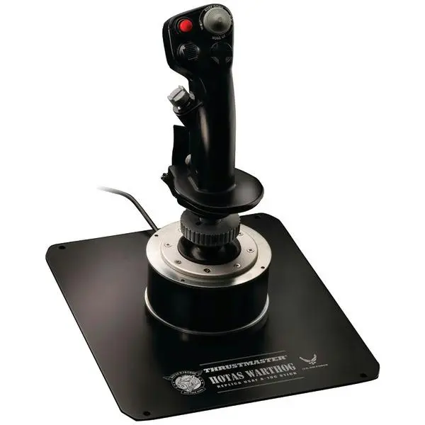 Thrustmaster 2960738 Hotas Warthog Flight Stick, Metal Handle, Detachable Connector, PC Gaming Electronics Accessories
