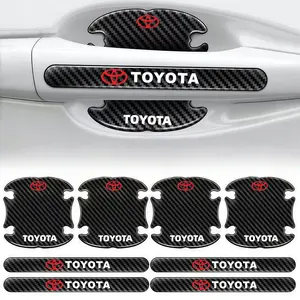 Toyota Corolla Camry Highlander Vios Protection Sticker Set, Scratch-Resistant Car Door Handle Guard Film, Durable Auto Accessories