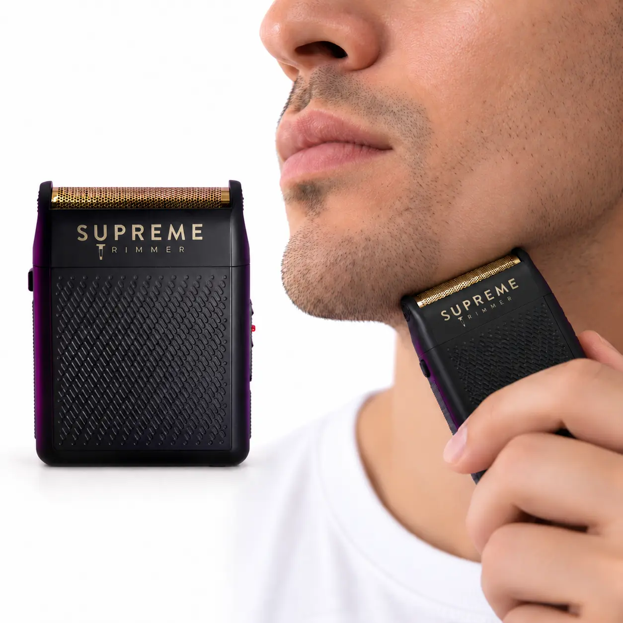Supreme Trimmer SOLO Single Foil Shaver – 7,800 RPM Compact Bald Head & Face Shaver, 150 Min