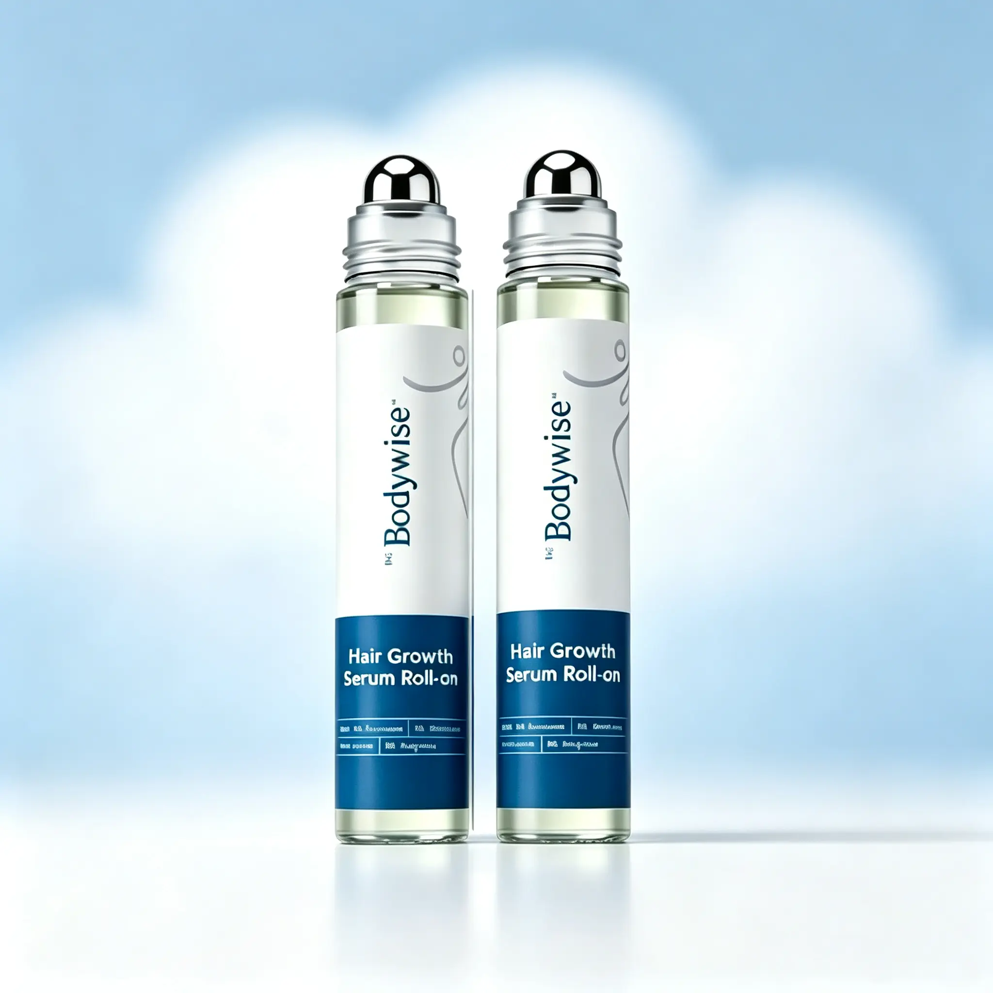 Be Bodywise 2-Pack Hair Density Scalp Serum Roll-On | Rosemary, Saw Palmetto & Caffeine for Thicker-Looking, Fuller-Looking Hair | Non-Greasy, Fast Absorbing | Unisex, 50ml Total