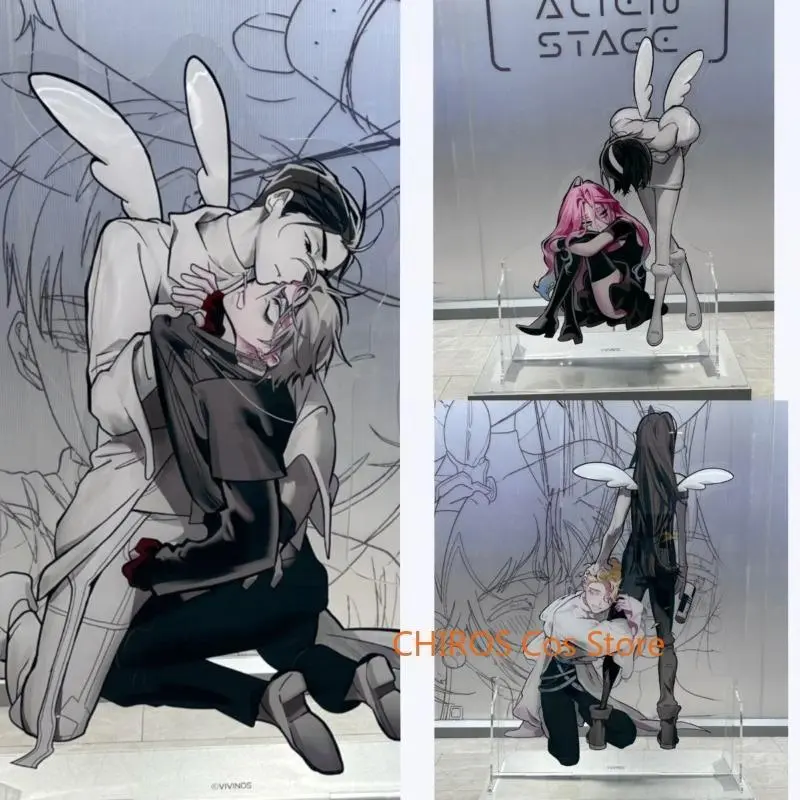 Alien Stage Anime IVAN TILL MIZI SUA Cosplay Acrylic Figure Stand Model Table Decor Desktop Ornaments Collect Gift