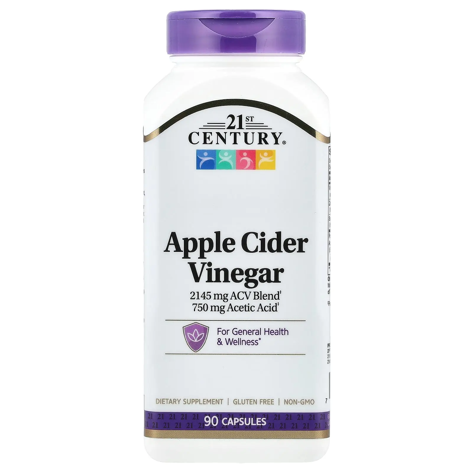 21st Century Apple Cider Vinegar, 90 Capsules