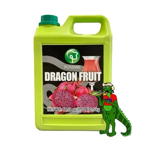Possmei Dragon Fruit Flavored Syrup 88.18oz (5.5 lb) 2.5kg
