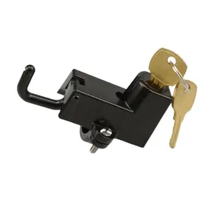 Motorbike Anti-Theft Helmet Lock, 22mm Handlebar Mount, Motorcycle Electric Universal Security Metal Lock with Keys, Secure Your Ride