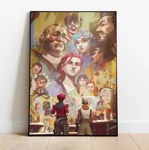 NEW!!!Arcane Poster, Wall Art & Home Decor, Animated Series Poster