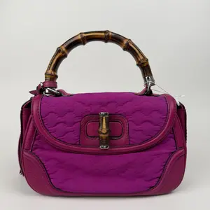 Pre-owned GUCCI Vintage Purple Handbag
