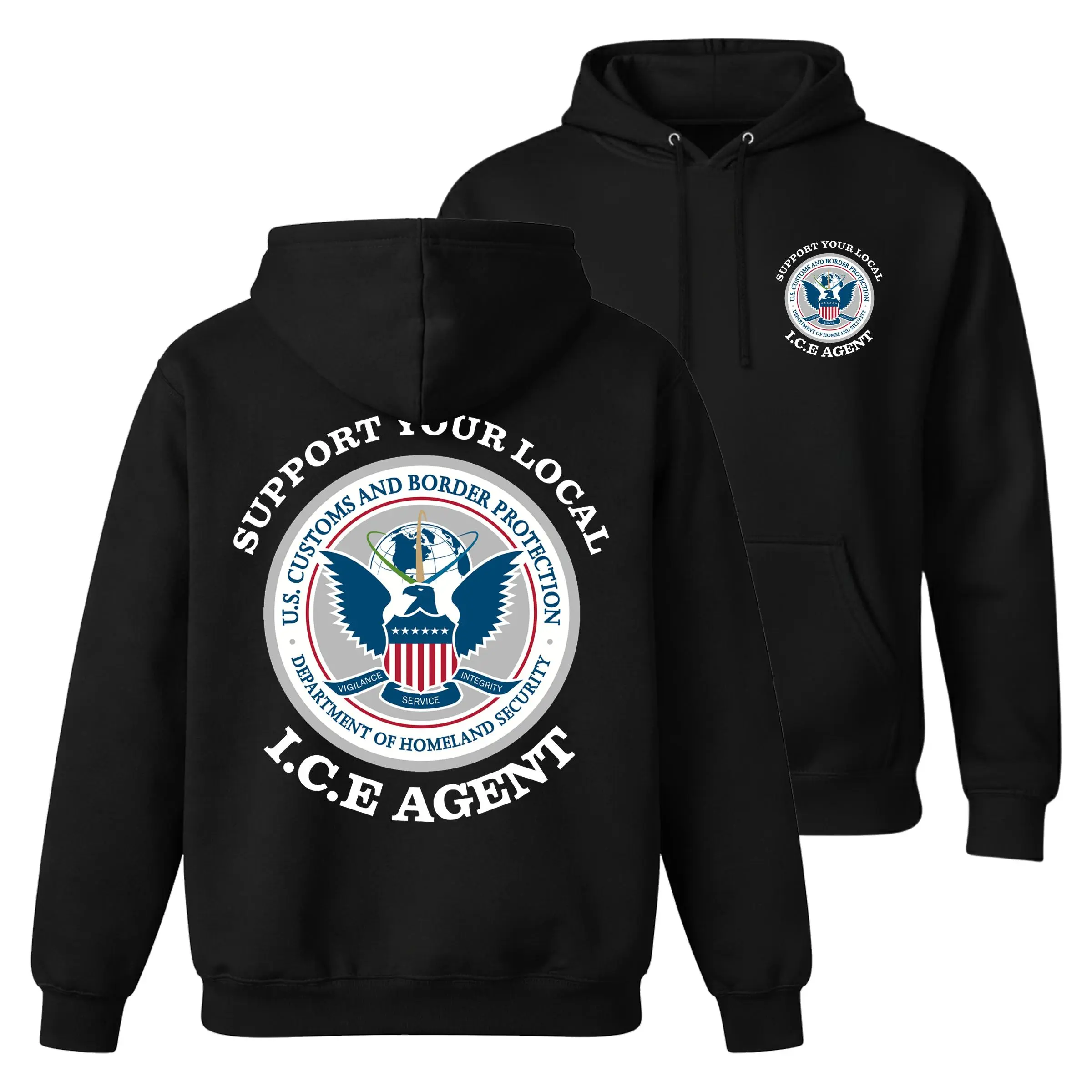 Support Your Local Ice Shirt, Support Your Local ICE Agent Border Patrol T-Shirt/Sweatshirt/Hoodie, Graphic Tee For Women And Men