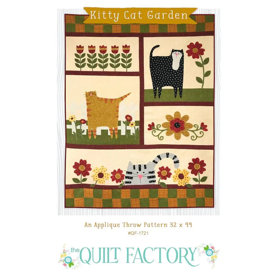 Kitty Cat Garden Quilt Pattern
