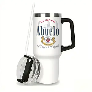 Abuelo Chingon Tumbler 40 oz Regalo para Abuelo Grandpa Travel Mug Mexican tumbler Gift For Grandfather Funny Quote for Grandpa Latino gift