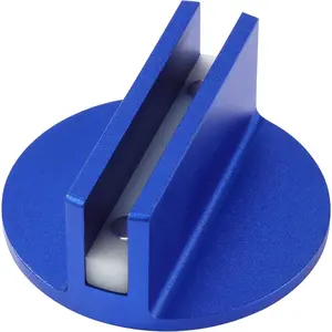Universal  Grooved Pinch Weld Jack Pad   Jack Puck & Large Slotted Frame Rail Protector for , SUVs,  & Pickups  Heavy-Duty Floor Jack Adapter, Blue