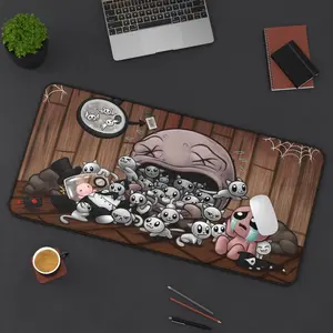The Binding of Isaac Mouse Pad Gift For Gamer TboI Isaac Desk Mat Mother Days Gift Gift For Mom Video Game Desk Mat