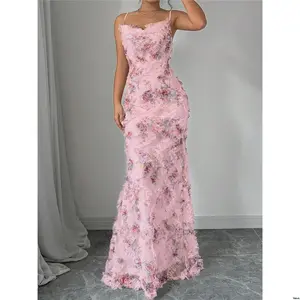 Dress Luxury s Women Elenzga ' Mesh Print Evening