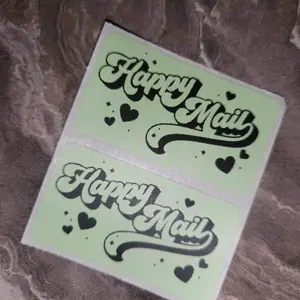 Happy mail stickers