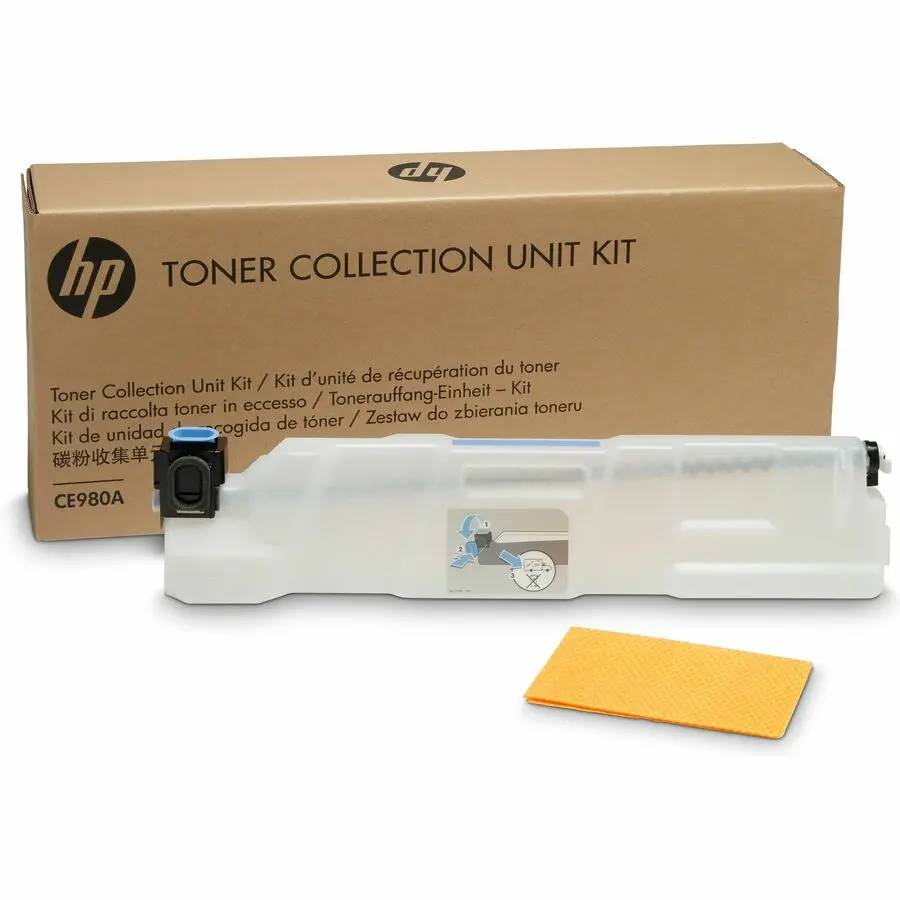 HP Toner Collection Unit Waste Box, CE980A - Compatible with HP Laser Printers