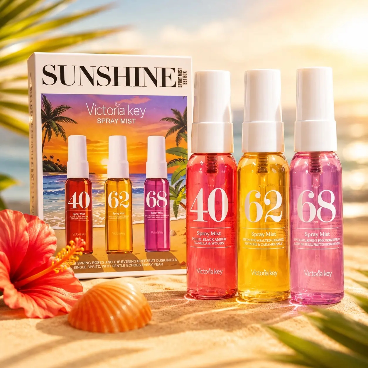Women's Fruit & Floral Perfume Set, Rio Summer Alternative, Dragonfruit, Vanilla Jasmine, Sweet Summer Fragrance, Travel Spray Gift, Floral Fruity Fragrance, Fragrance Sets