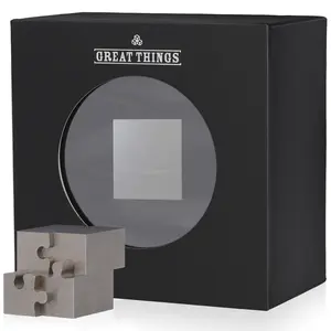 1" MEDIUM GREAT THINGS 3D PUZZLE CUBE EDM WIRE CUTTING