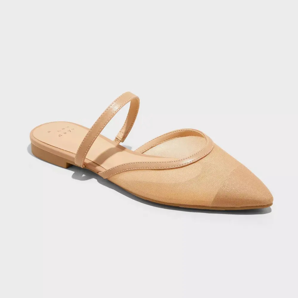 Women's Vienna Mesh Mule Flats - A