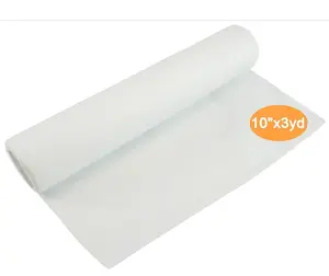 Wash Away - Water Soluble Machine Embroidery Stabilizer Backing & Topping 10" x 3 Yd roll - Light Weight - Cut into Variable Sizes for Machine Embroidery and Hand Sewing