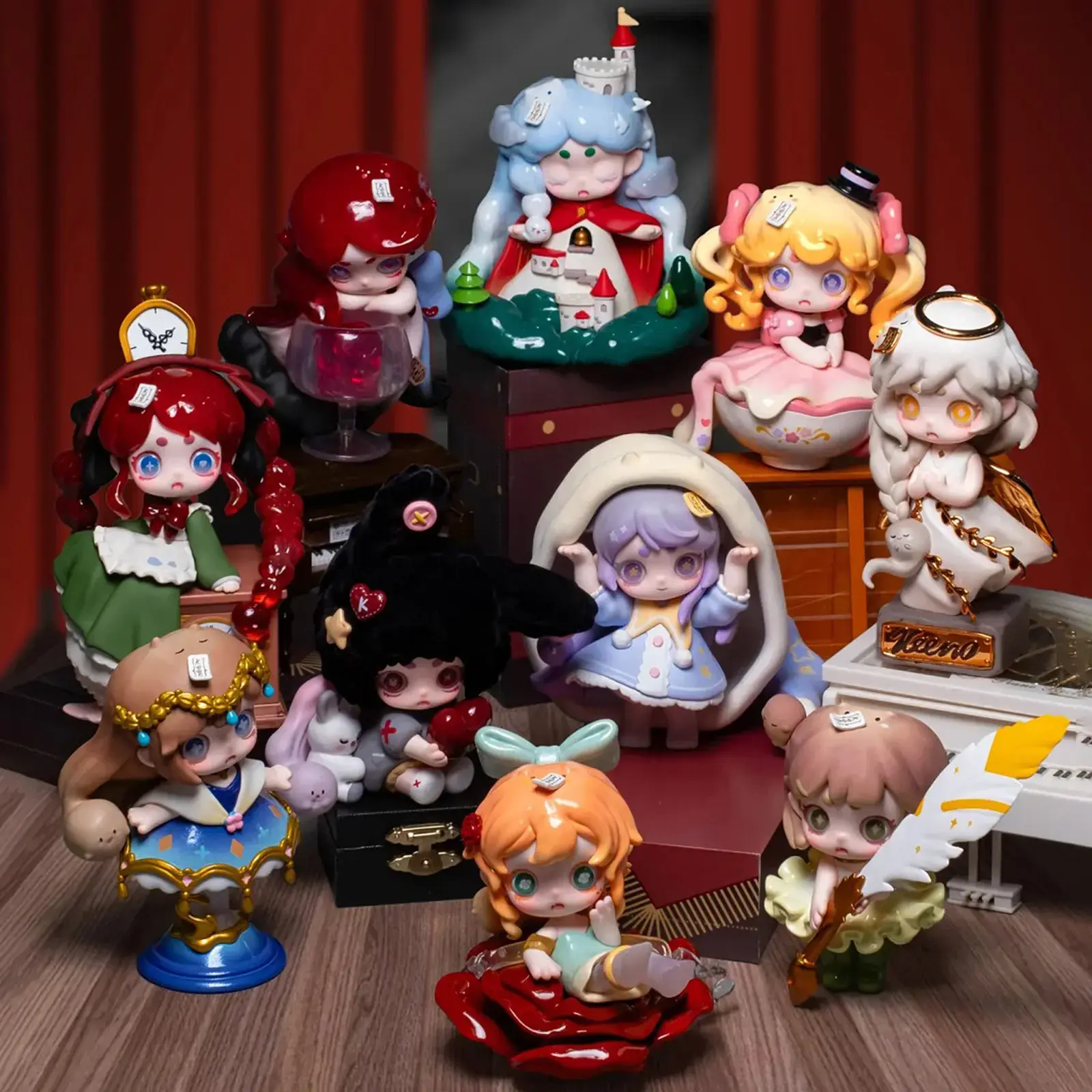 KEENO Mysterious Treasure Series Blind Box - Blindbags Surprise Set, Art Toy Figurine, Toy Unboxing Item with Random Selection, Partial Handmade Craftsmanship, Collectible-Good Appeal
