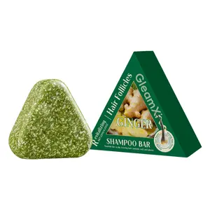 Ginger Care Shampoo Bar Gentle Scalp Cleansing Daily Moisturizing Smooth Natural Shine Scalp Care Soap