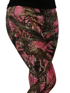 Camouflage Full Length Leggings Yoga High Waist Womens Pant